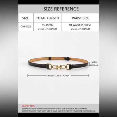 classic and elegant metal buckle ADJUSTABLE corset Belt in  display picture 2
