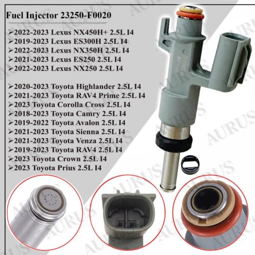 1x Inyector de combustible OEM DENSO para 2018-2023 Lexus NX250/350/450 Toyota RAV4 2,5 L I4 - Imagen 2 de 6