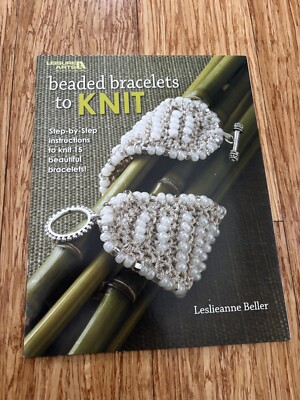 Beaded Bracelets to Knit Pattern Booklet Leisure Arts 4786 Jewelry Making DIY