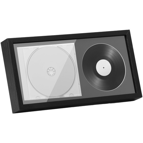 CD Frame Display Case Wood CD Display Frame With Bracket Hook Double leNlF - Picture 11 of 11