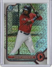 2022 Bowman Chrome Junior Sanquintin Mega Box Mojo #BCP-80 - Cleveland Guardians