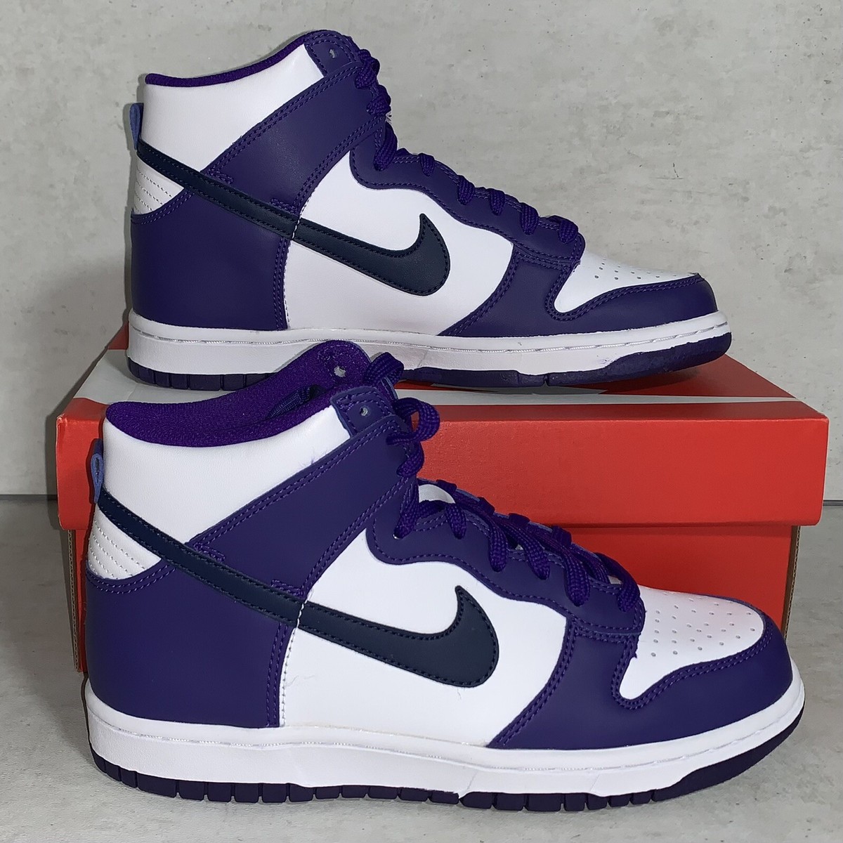 Nike Dunk High GS Navy Court Purple DH9751-100 Size 7W