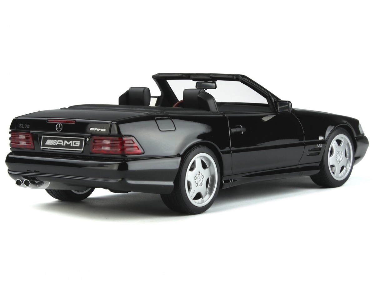 Mercedes R129 SL 73 AMG schwarz Modellauto OT958 Otto 1:18 