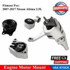 4x Auto Trans Engine Motor & Transmission Mount for Nissan Altima 2007-2012 2.5L