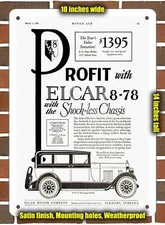 Metal Sign - 1928 Elcar 8-78 5-Passenger Sedan- 10x14 inches