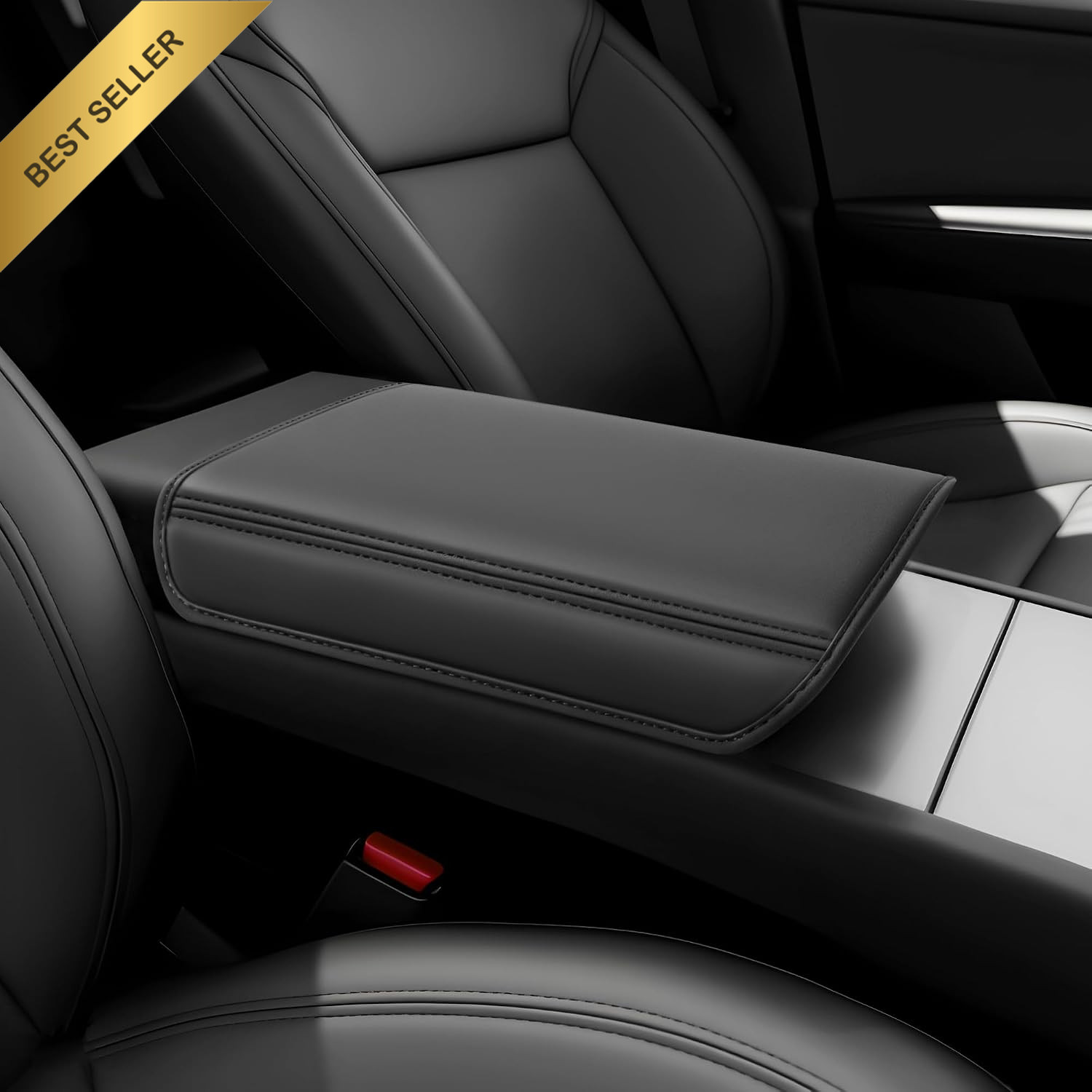 For Tesla Model Y Juniper(2025-2026) & Model 3(2024-2026) Leather Center Console