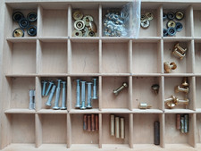 Assorted Selection of Metal Pins, Rivets and Interscrews various sizes for craft