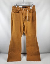 Judy Blue Jeans Womens 16W Marigold Garment Dyed High Rise Flare Denim NWT