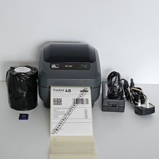 Zebra ZP455 Network Thermal Label Printer with 4"x6" Labels PSU USB Drivers 120
