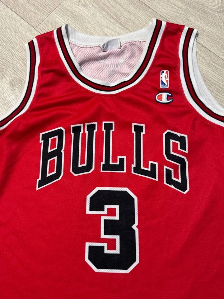 Винтажная футболка чемпиона Chicago Bulls Chandler No3 NBA - Изображение 4 из 4