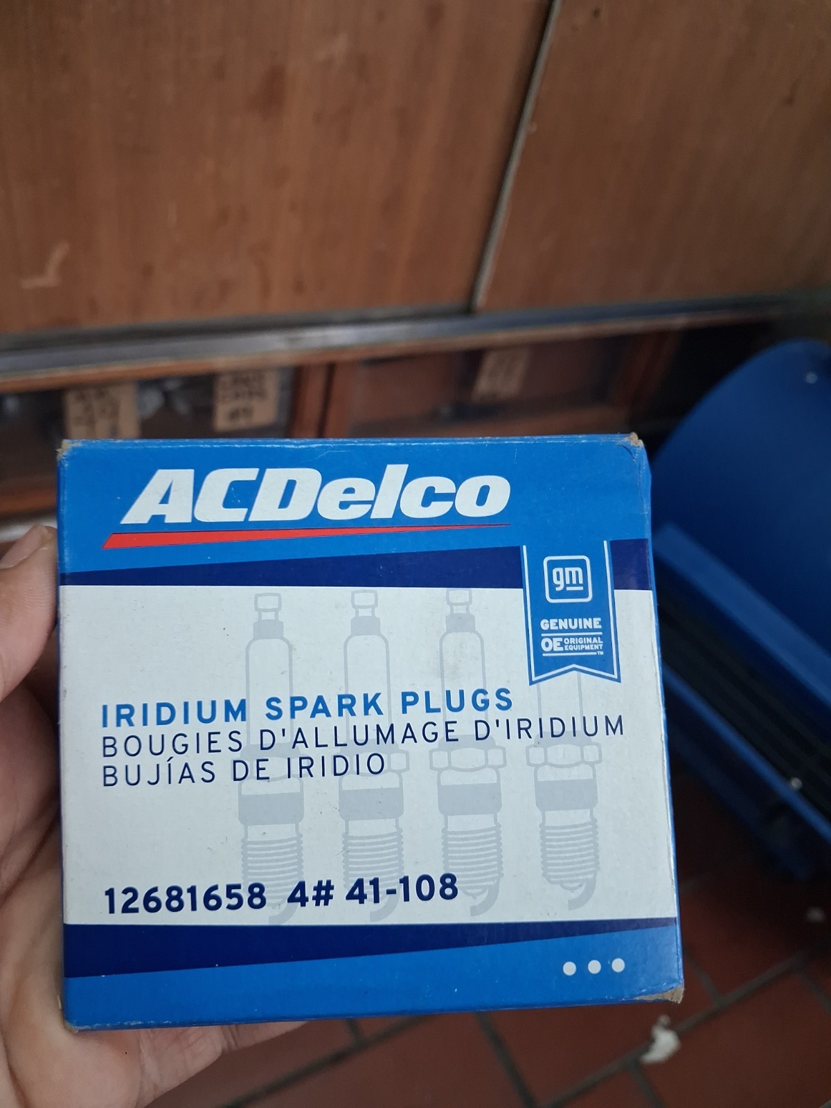 ACDelco 41-108 Iridium Spark Plug 4 count