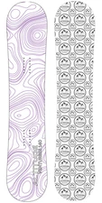 ALTITUDE WOMEN'S VENTURESS SNOWBOARD 136CM, 140CM, 145CM, 150CM PURPLE
