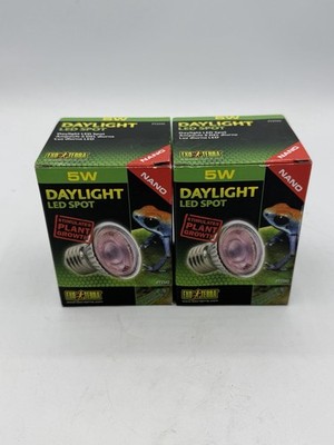 2 pack EXO TERRA DAYLIGHT LED SPOT - NANO - 5 WATT - PT-2342