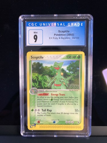 Sceptile graded CGC 9 for sale on eBay