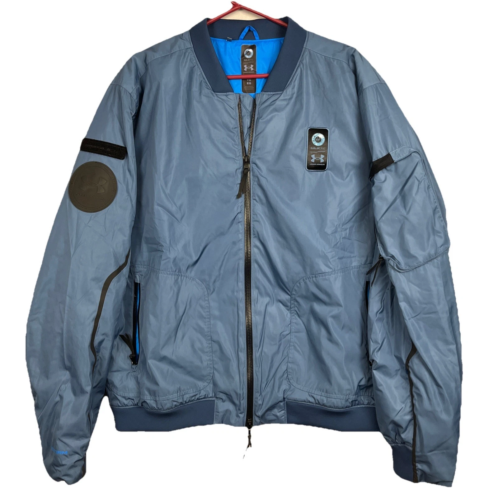 Under Armour Virgin Galactic Jacket Mens XL Blue SPECIAL EDITION MSRP $250 Storm