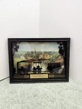 Vintage Silhouette Advertising  Picture Glen Flora Cheese Factory  Wisconsin