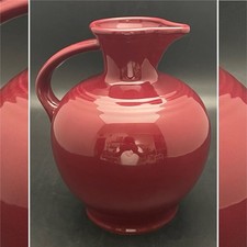 Fiesta HLC Contemporary Cinnabar Carafe/Pitcher 2000-2010 USA 7.75"t 60oz