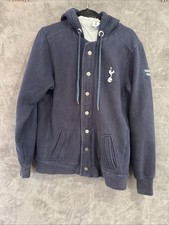 Tottenham Hotspur Spurs Men Official Hooded Full Zip Thick Jumper Size S Fits  M