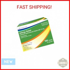 Cetirizine HCl 10mg Allergy Relief Tablets, 100 ct