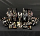 236 pc Antique Vintage Estate Costume Jewelry Some Signed. Lot 808