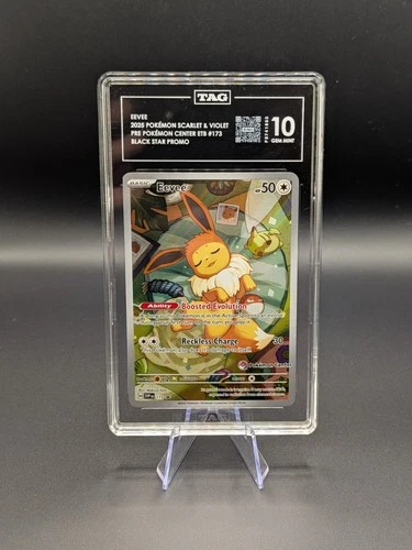 Eevee #173 - TAG 10 Pokemon Center Stamped - Scarlet & Violet Promo