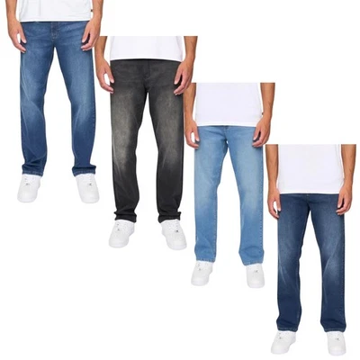 Duck and Cover Men’s Relaxed Fit Jeans Modern Style Denim Casual 4 Colours