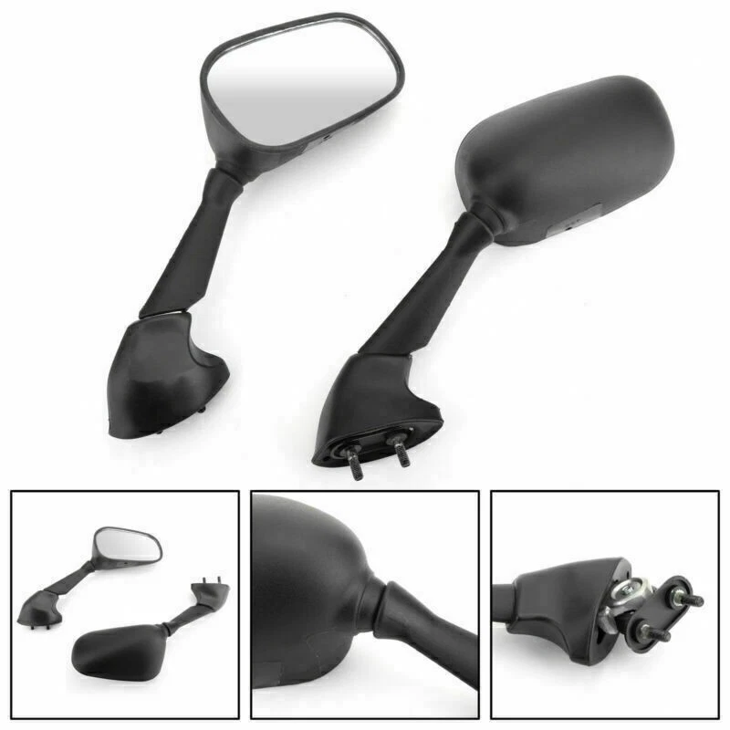 Left+Right Rear View Mirrors Pair For Yamaha YZF-R1 2007 2008 YZF-R6 2006 2007 - Imagem 4 de 4