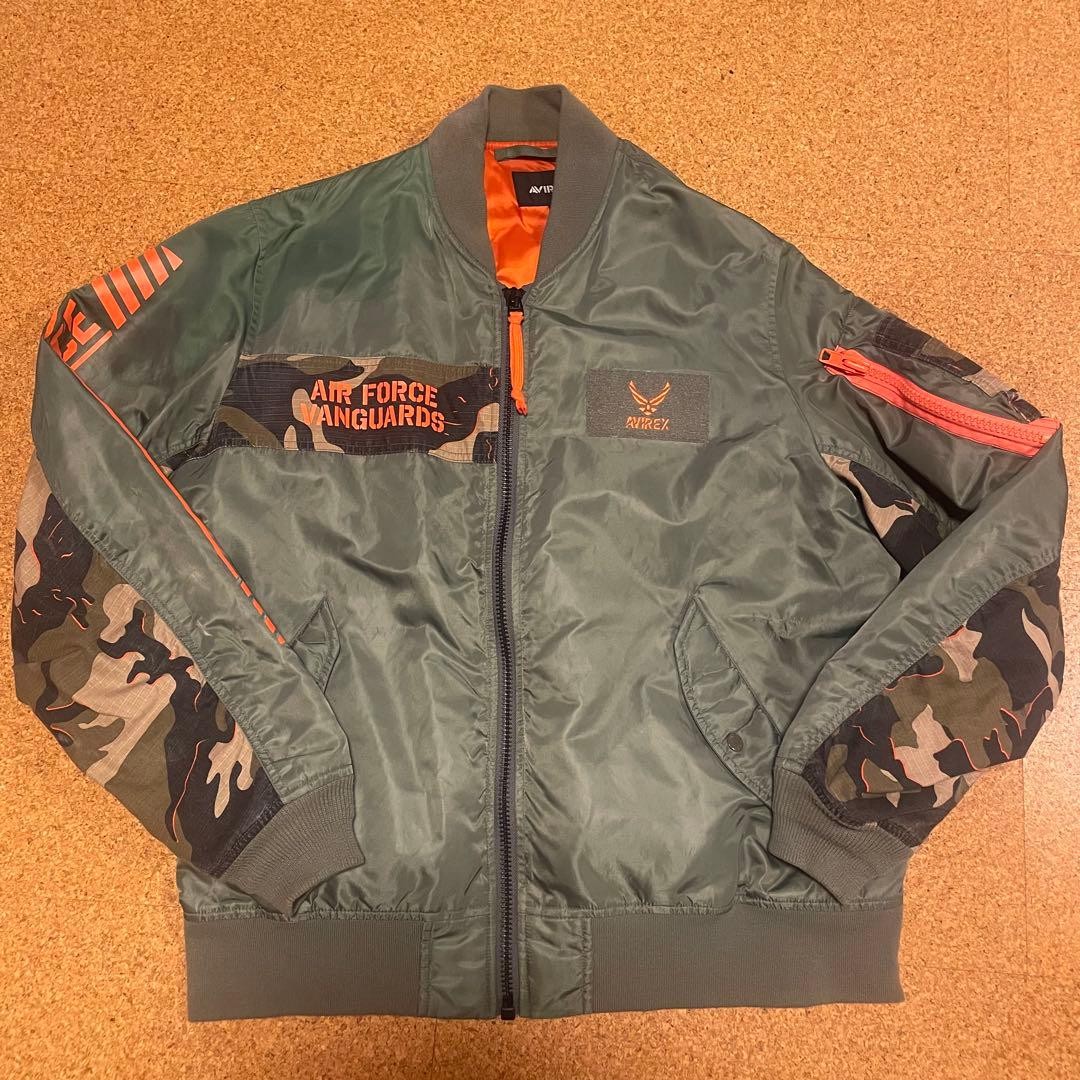 AVIREX Future Command Remake MA-1 Flight Jacket M… - image 1