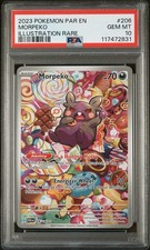 Pokémon TCG Morpeko Paradox Rift 206/182 IR PSA 10 English Gem Mint