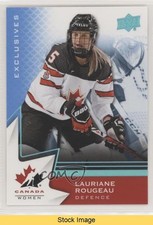2020-21 Upper Deck Team Canada Juniors Women's WC Blue Lauriane Rougeau READ z6b
