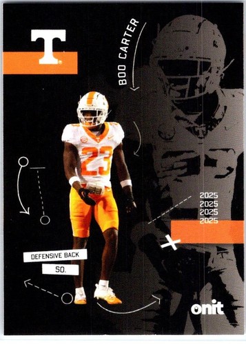 2025 Onit Boo Carter Silhouette Parallel Tennessee Volunteers