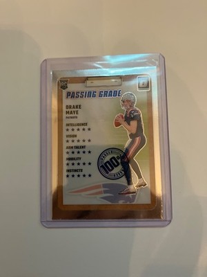 2024 Panini Donruss Optic Drake Maye Passing Grade RC Rookie #4 Patriots