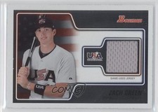 2010 Bowman Draft USA 16U National Team Jersey Relics 819/949 Zach Green 0f8