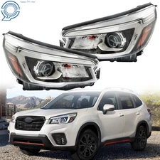 Fit For 2019-2020 Subaru Forester Headlight Halogen LED w/o AFS Left+Right Side