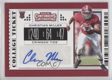 2019 Panini Contenders Draft Picks College Ticket Christian Miller Auto 0ja2