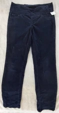 Jag Jeans high Rise Trouser Corduroy Pants Blue Women's Size 8 Inseam 29"