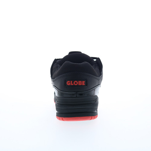 Globe Fusion GBFUS Herren Schwarz Leder Schnürschuhe Skate Inspiriert Turnschuhe Schuhe - Bild 7 von 8