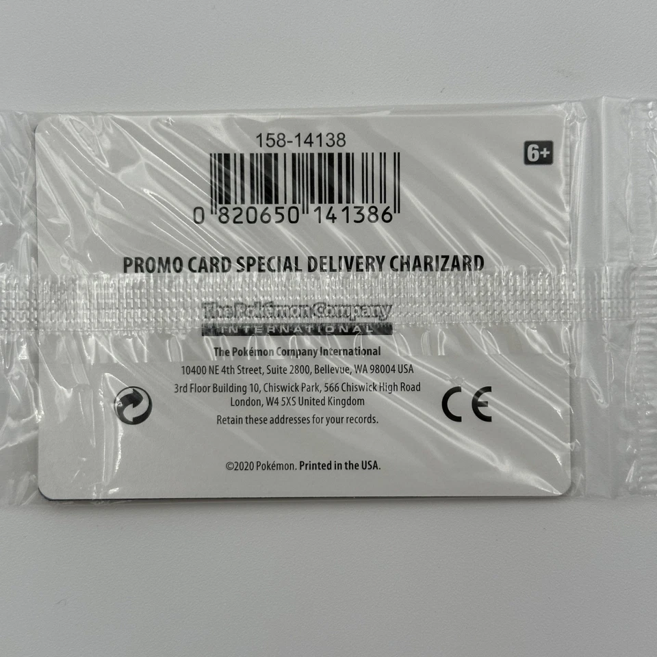 Special Delivery Charizard Sealed SWSH075 Sword & Shield Black Star Promo Card - Image 3 of 4