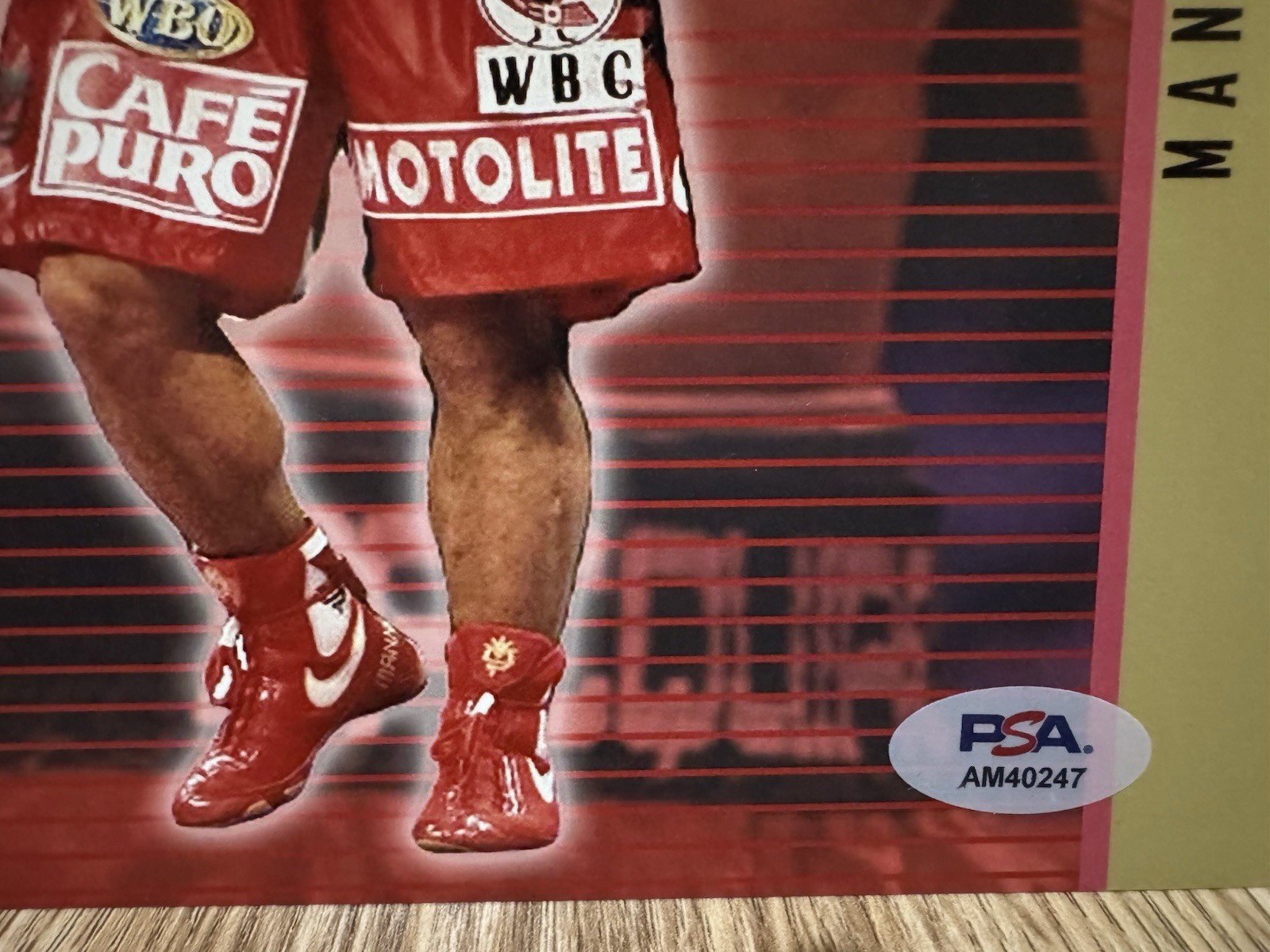 MANNY PACQUIAO SIGNED AUTO 8x10 BOXING PHOTO “PACMAN” Fan Art PSA 234 view 3