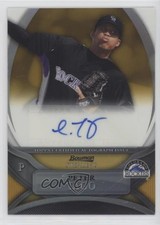 Peter Tago Bowman 2010 Gold Refractor /50 Auto