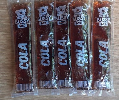 Bussy Mix Wassereis Cola, zum Selbsteinfrieren, 60 Stück, je 40 ml