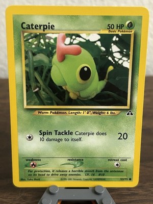 Caterpie 53/75 Neo Discovery Common Regular English Unlimited 50HP