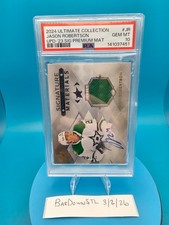 2024 Ultimate- Signature Materials Jason Robertson PSA 10 GAME WORN JERSEY MATCH