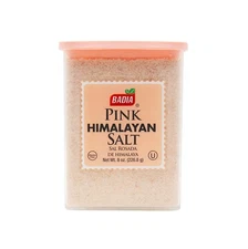 Badia Pink Himalayan Salt, 8 oz – Pure Mineral-Rich & 8 Ounce (Pack of 1) 