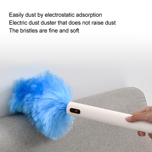 Electric Dust Duster Electrostatic Adsorption Microfiber Duster For Househol TDW - Afbeelding 11 van 12