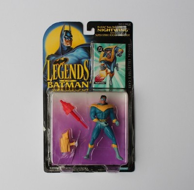 Nightwing - Legends Of Batman Figur + Karte 1994 DC Comics Kenner
