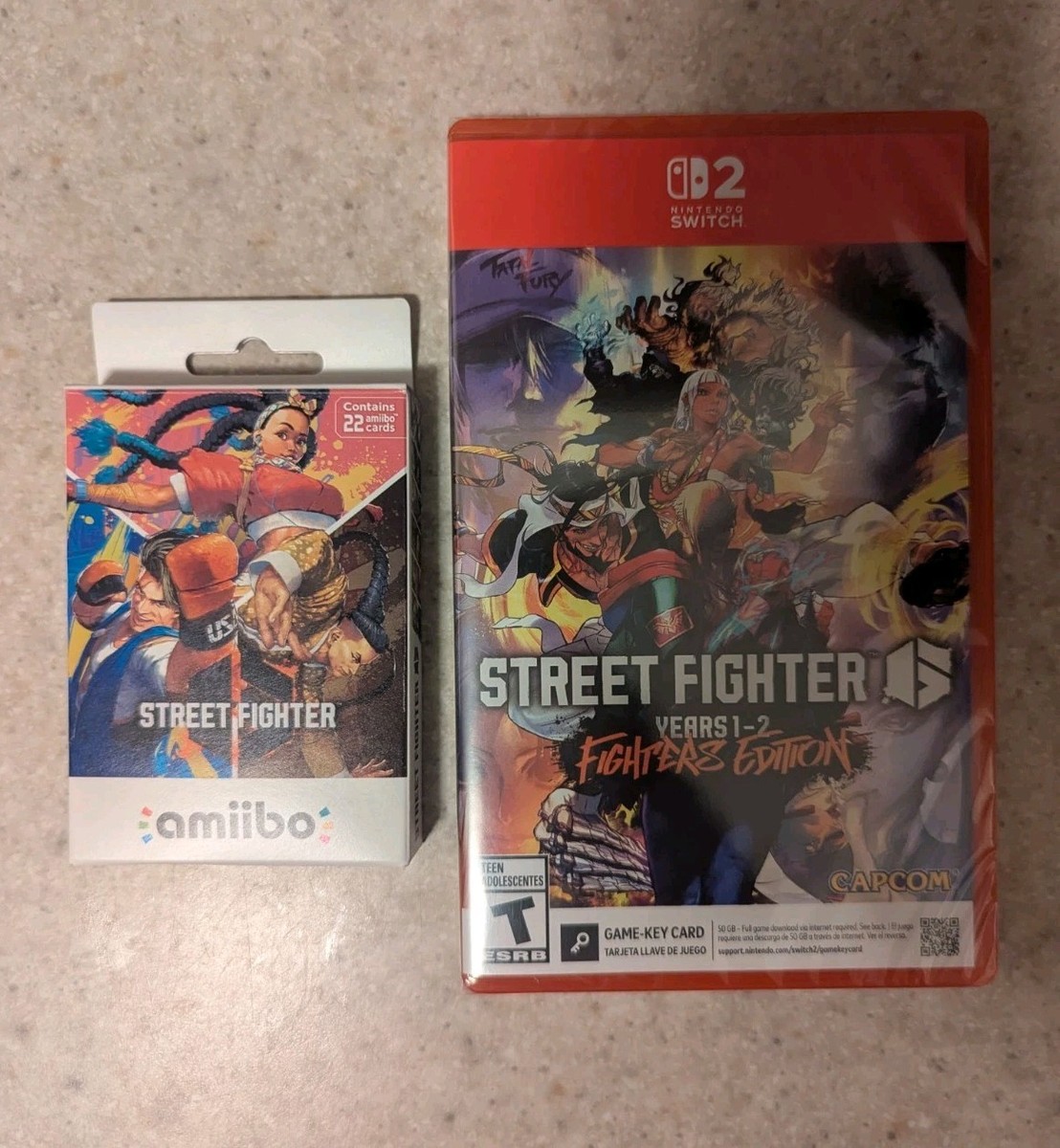 STREET FIGHTER 6 switch2 amiiboカード付き Amiibo Cards Street Fighter 6 Starter Set for Nintendo Switch 2