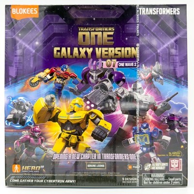 Blokees Transformers Galaxy Version 07 (7) TF One Wave 2 Sealed Set of 9 Models