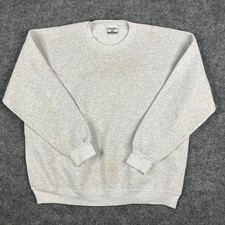 Vintage Lee Sweatshirt Mens Size XL Gray Heavyweight Crewneck Pullover Sturdy