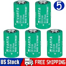 5 Packs Varta CR1/2AA 950mAh Battery 3V Micro Li-ion Battery CR14250 Brand NEW
